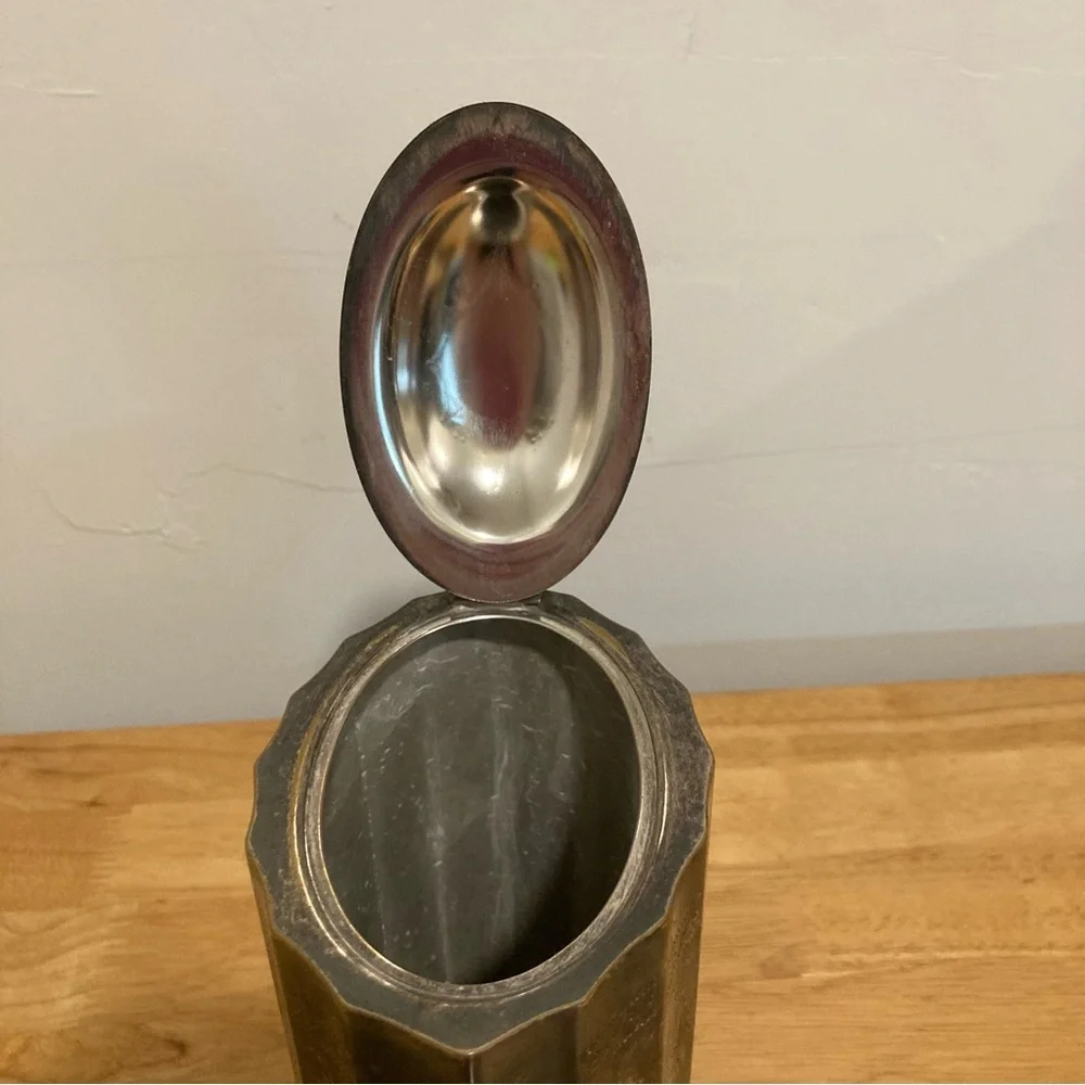 1960s Lunt Silver Plate Coffee Pot Mid Century Vintage - Picture 8 of 16